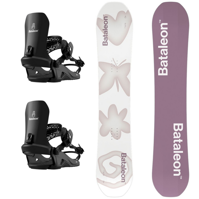Womens Spirit 2026 Snowboard +Fly Black 2026 Snowboardbindingen