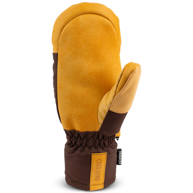 Womens Snuggler Mitt Braun Kontrast