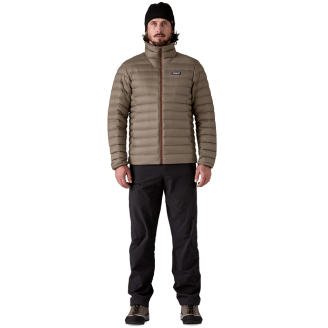 Down Sweater Jacket Marlow Brown