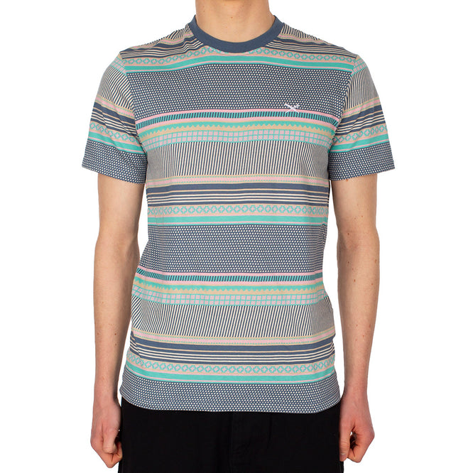 Vintachi T-shirt Taubenblau