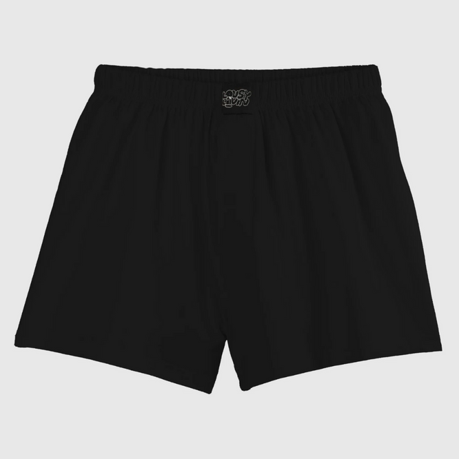 Jersey Stretch 2pack Boxershorts Black/ White
