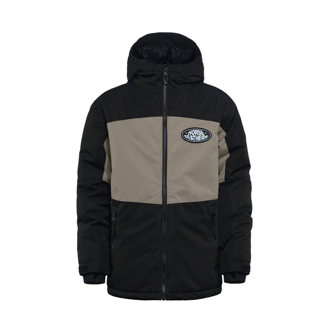 Kids Juno Jacket Black/ Taupe