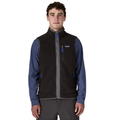 Retro Pile Fleece Vest Pelican/ Smolder Blue