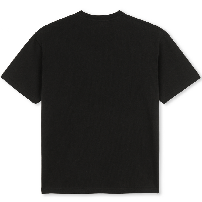 Spinnennetz-T-Shirt Schwarz