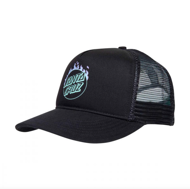 Minimal Burnt Opus Mesh Cap Black