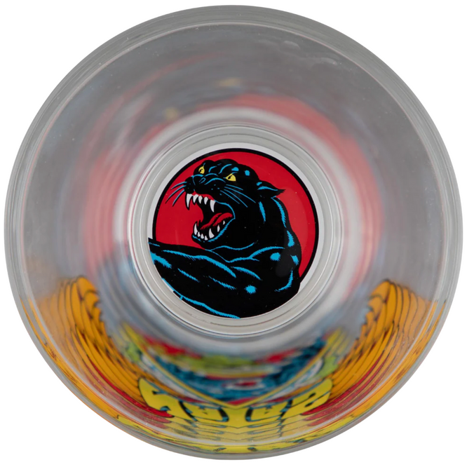 Natas SC Panther 16oz Santa Cruz Pint Glass Black/ Green