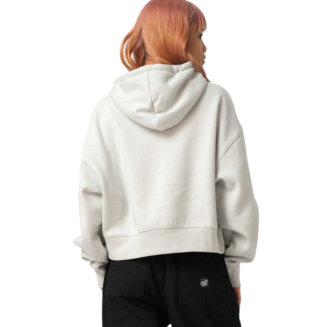 Womens Love Script Hoodie Mist