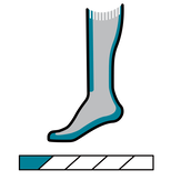 Womens Snowboard Targeted Cushion Valley Socken OTC Light Gray