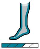 Womens Snowboard Full Cushion Twilight Vista OTC Socken Moonbeam