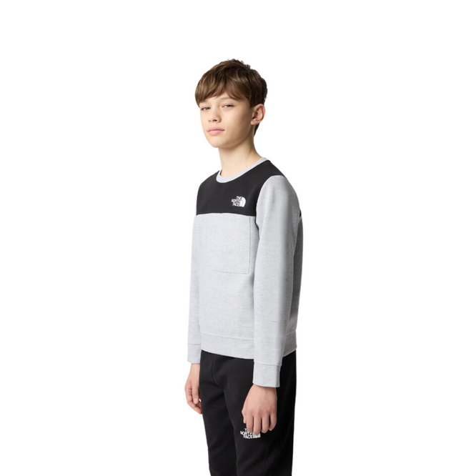 Kids Tech Crew Pullover TNF Light Grey Heather