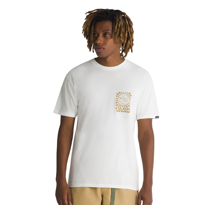 Sonne und Surf-T-Shirt Marshmallow
