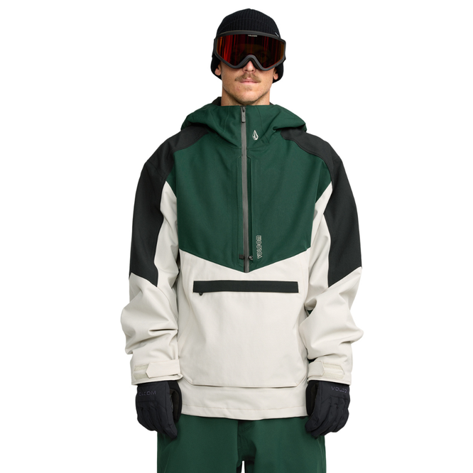 Brighton Pullover Snowboard Jacket Stone