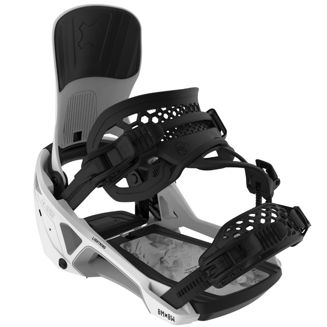 Lightning Supermatic White 2026 Snowboardbinding