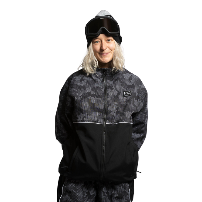 Baseline Full Zip Jacket Black Camo