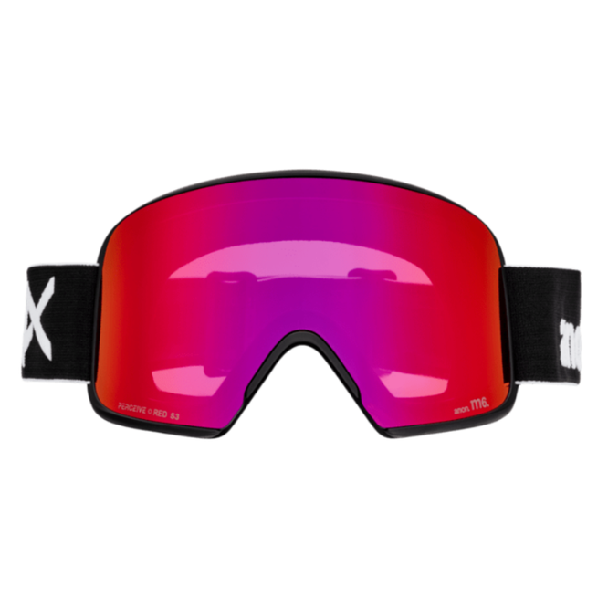 M6 Snowboard Goggles Black/Perceive Sunny Red