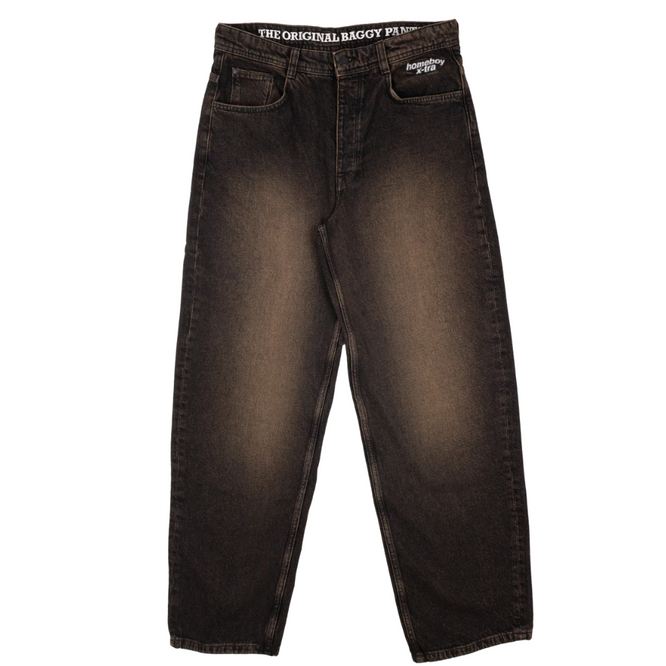 X-tra Baggy Black Label Denim Jeans Dirty Black