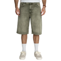 X-Tra Baggy Dye Denim Shorts Washed Green