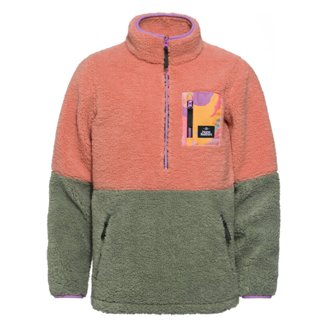 Womens Elvira Fleece Sweatshirt Papaya Punch