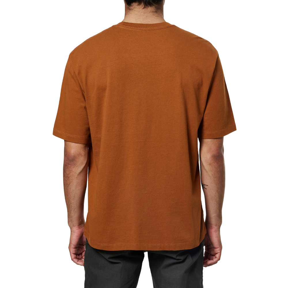 Box Fit Heritage-T-Shirt Karamell