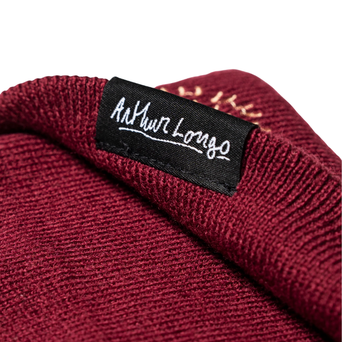 Arthur Longo Flakes Beanie Burgundy