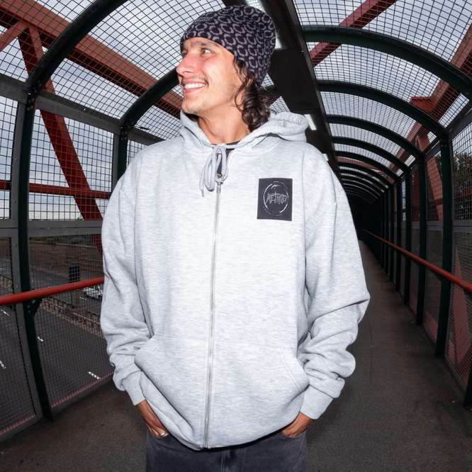 Vortex Zip Hoodie Grau