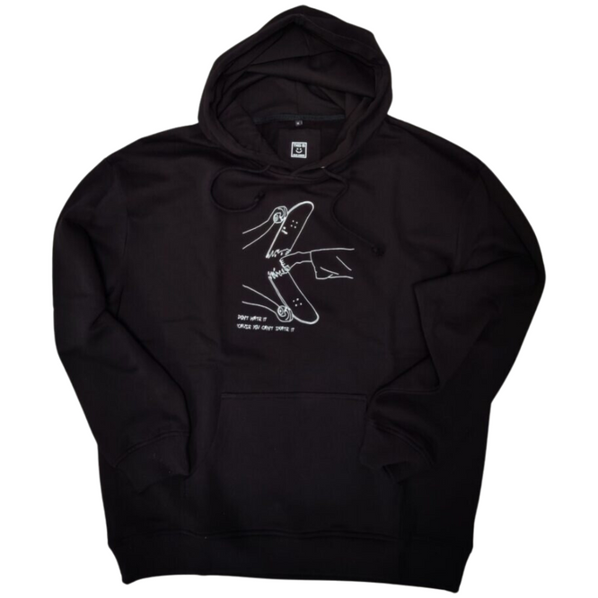 Can't Skate Hoodie Schwarz
