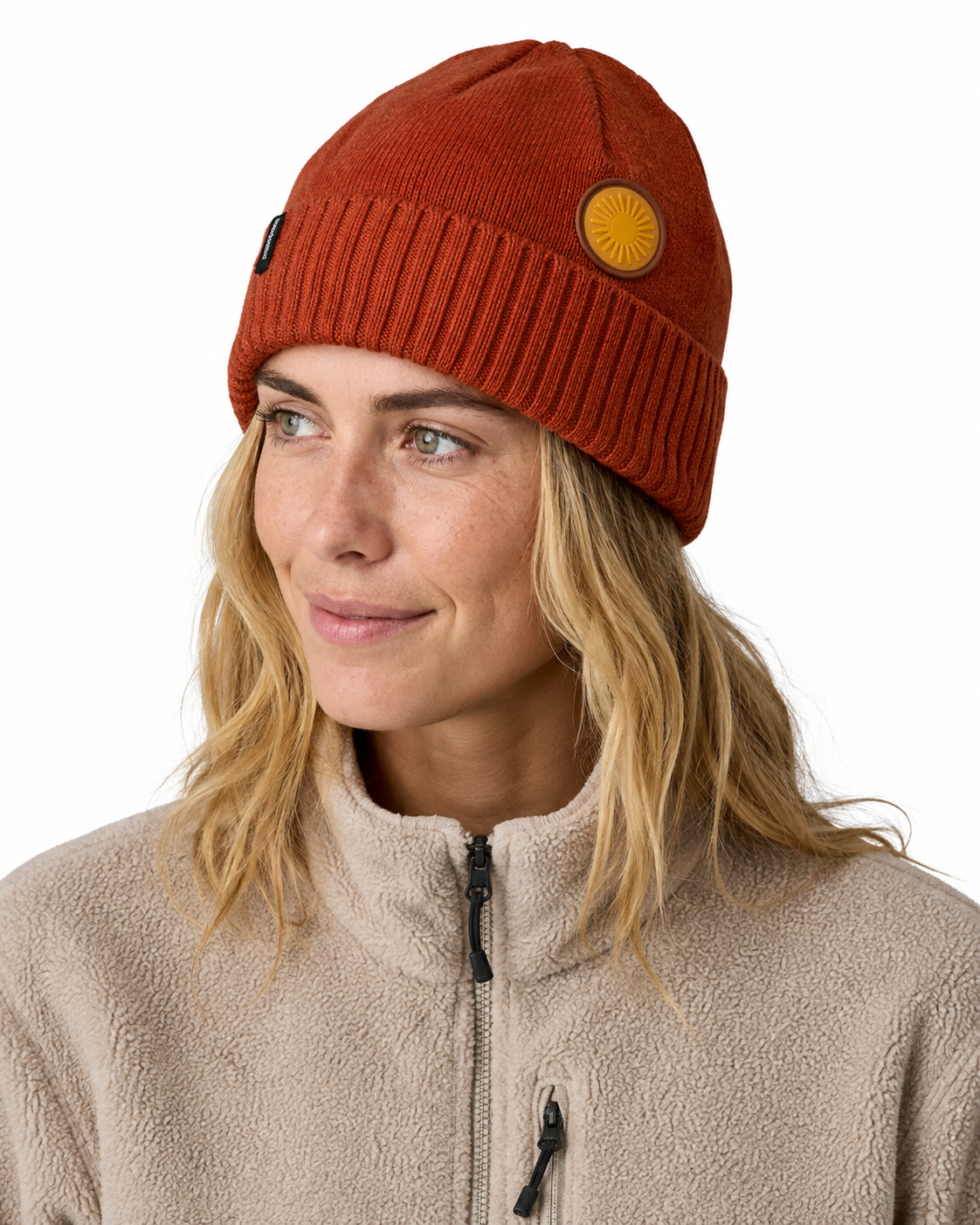 Brodeo Beanie Spirited Sun: Brüniertes Rot