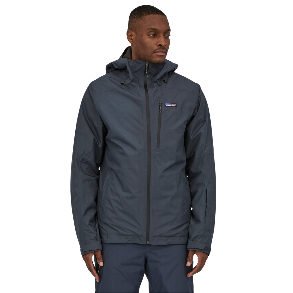 Isolierte Powder Town Snowboard Jacke Smolder Blau