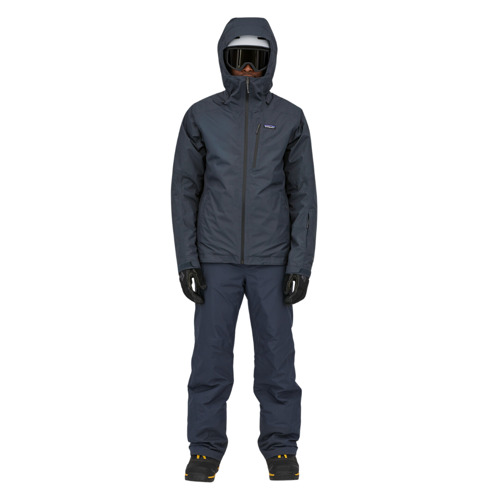 Isolierte Powder Town Snowboard Jacke Smolder Blau