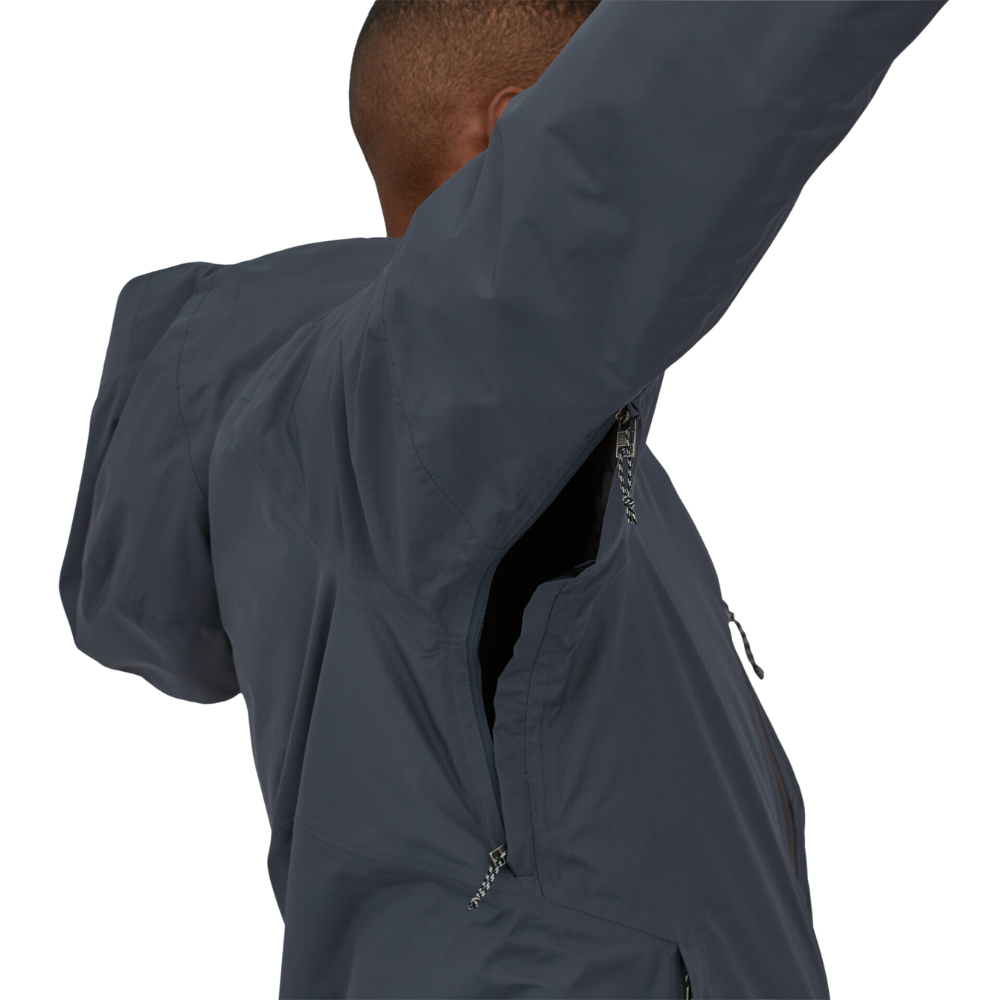 Isolierte Powder Town Snowboard Jacke Smolder Blau