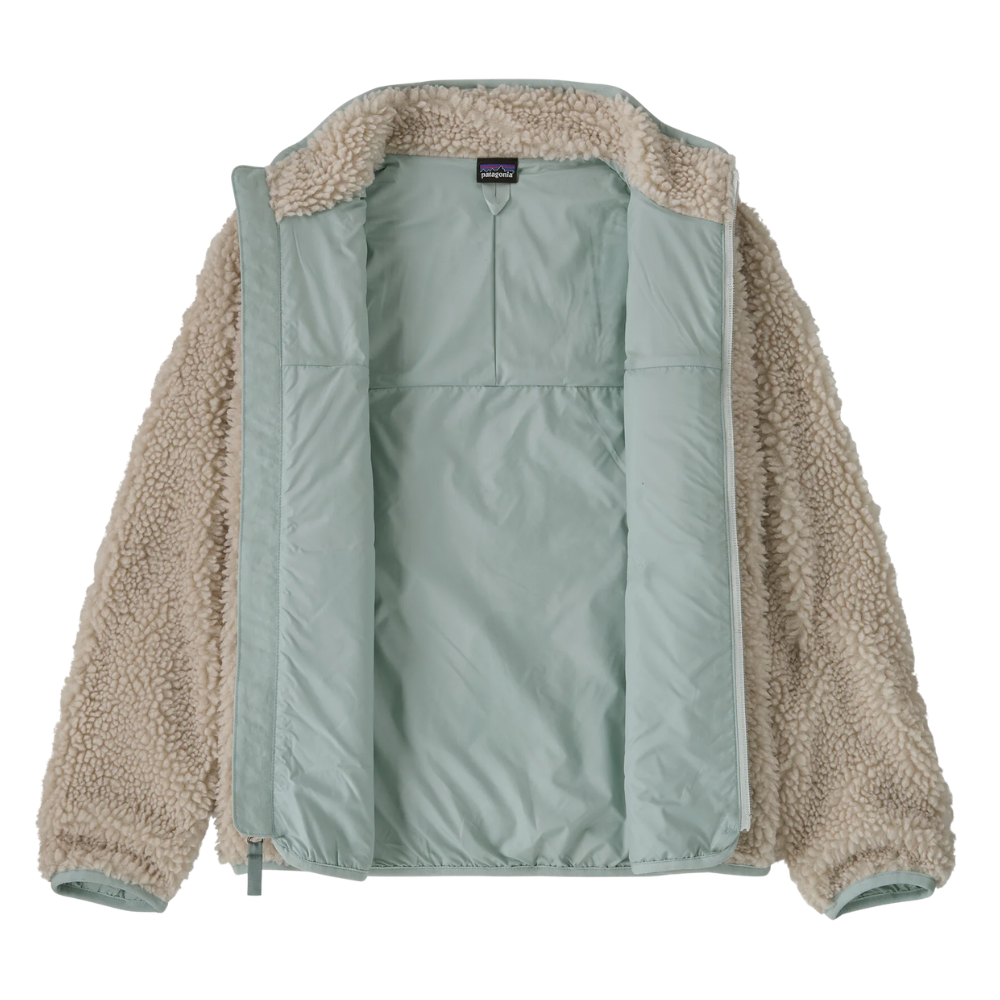 Kids Retro-X Jacket Natural White/ Virtually Blue