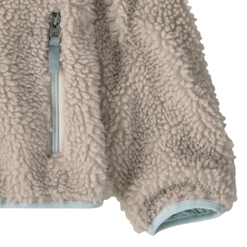 Kids Retro-X Jacket Natural White/ Virtually Blue