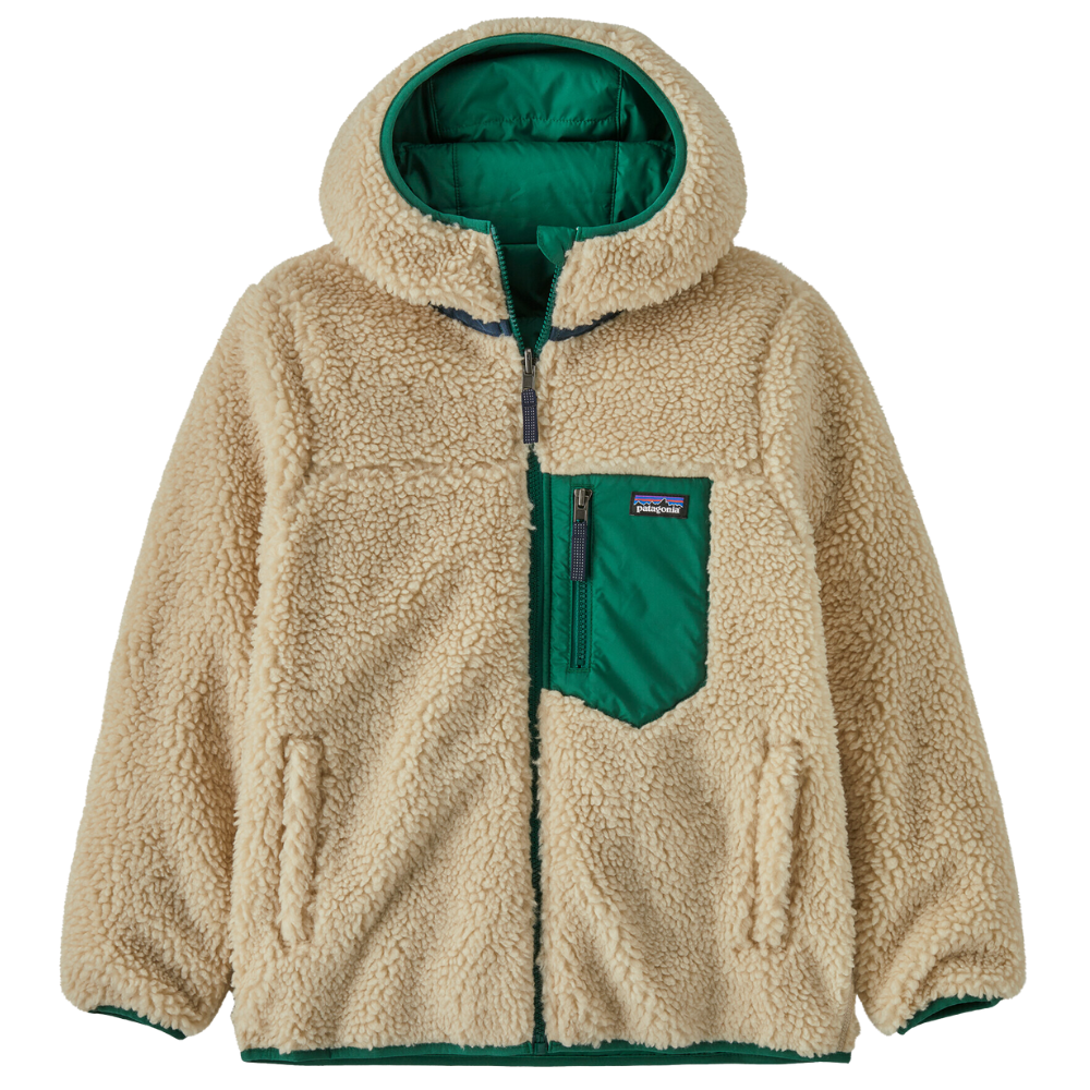Kinder Reversible Ready Freddy Hoodie Jacke Conifer Grün
