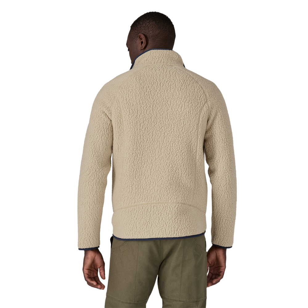 Retro Pile Jacke Khaki