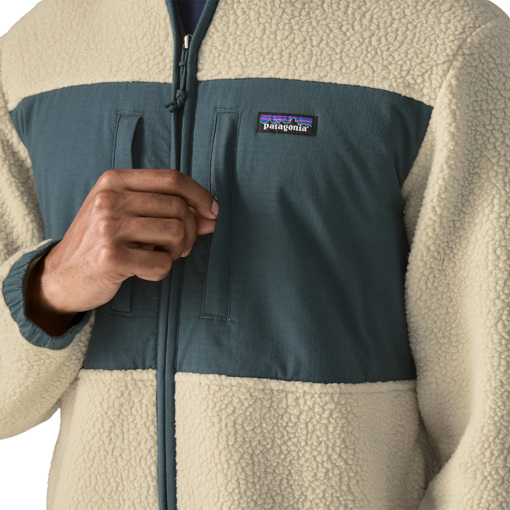 Retro Pile Patch Jacket Pelican