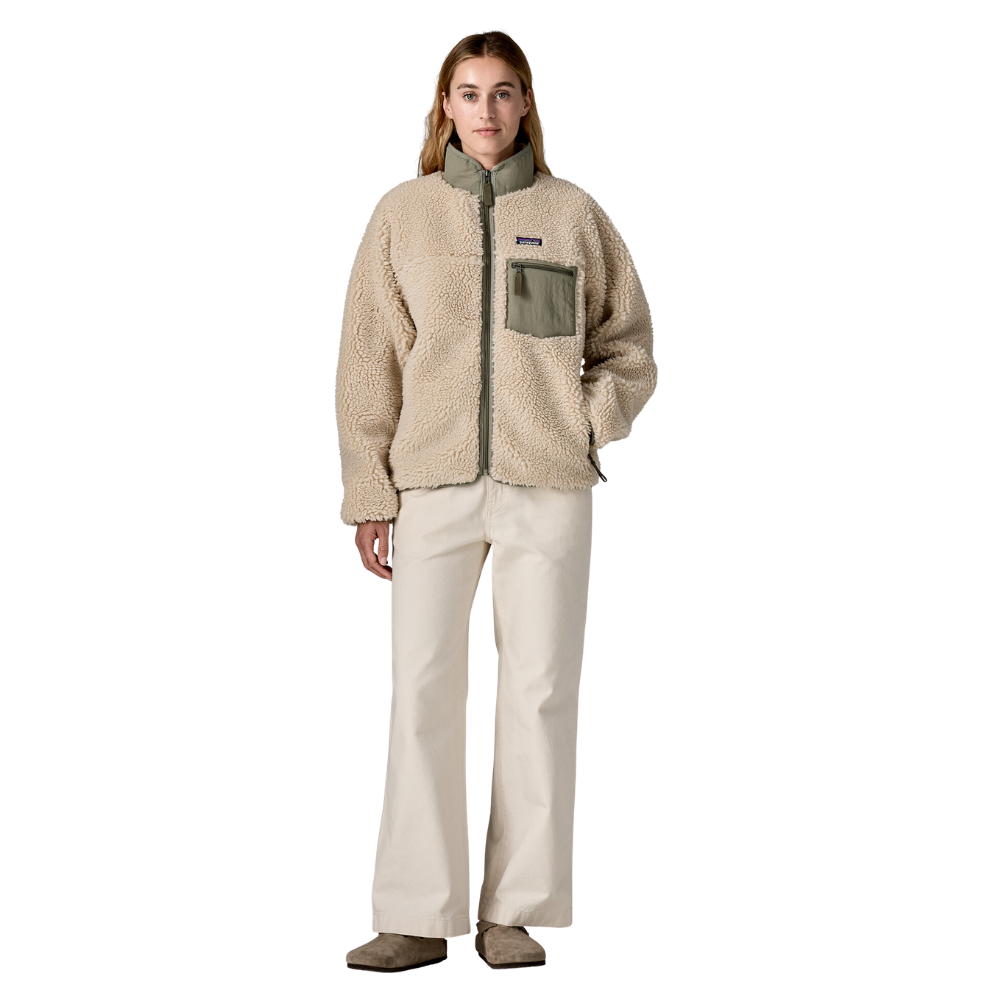 Womens Classic Retro X Jacket Dark Natural/ River Rock Green