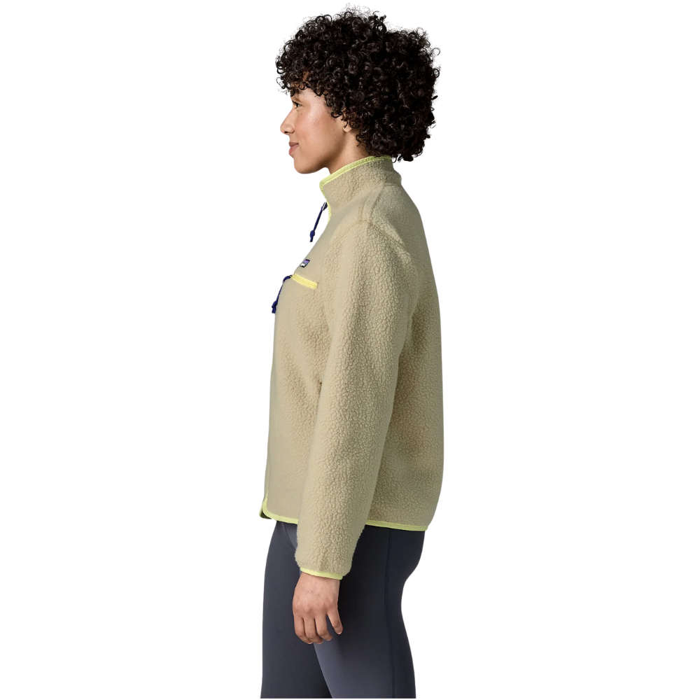 Womens Retro Pile Jacket Weathered Stone
