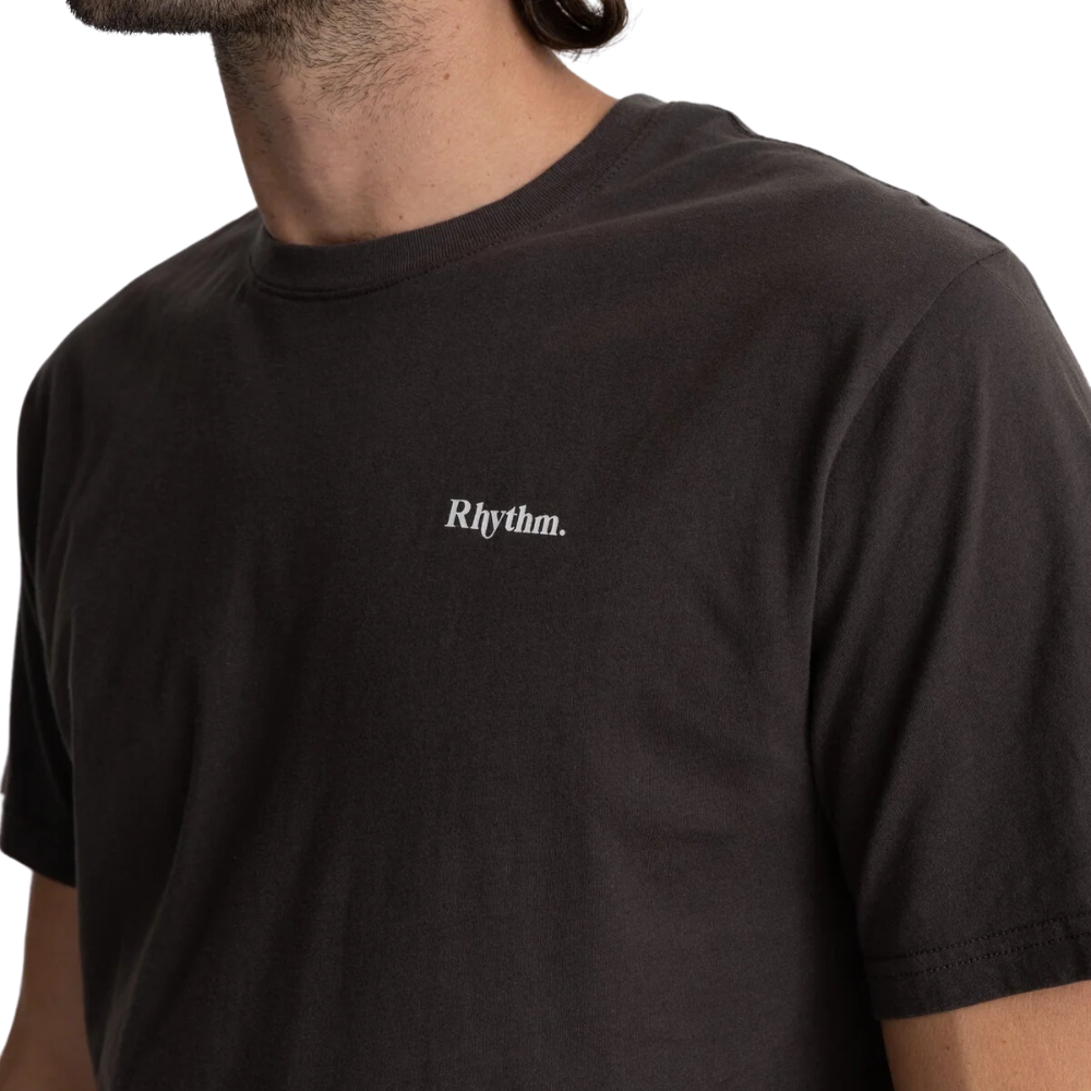 Klassisches Marken-T-Shirt Vintage Schwarz