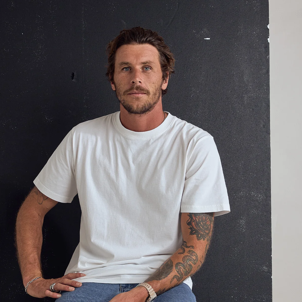 Klassisches Vintage-T-Shirt Vintage Weiß