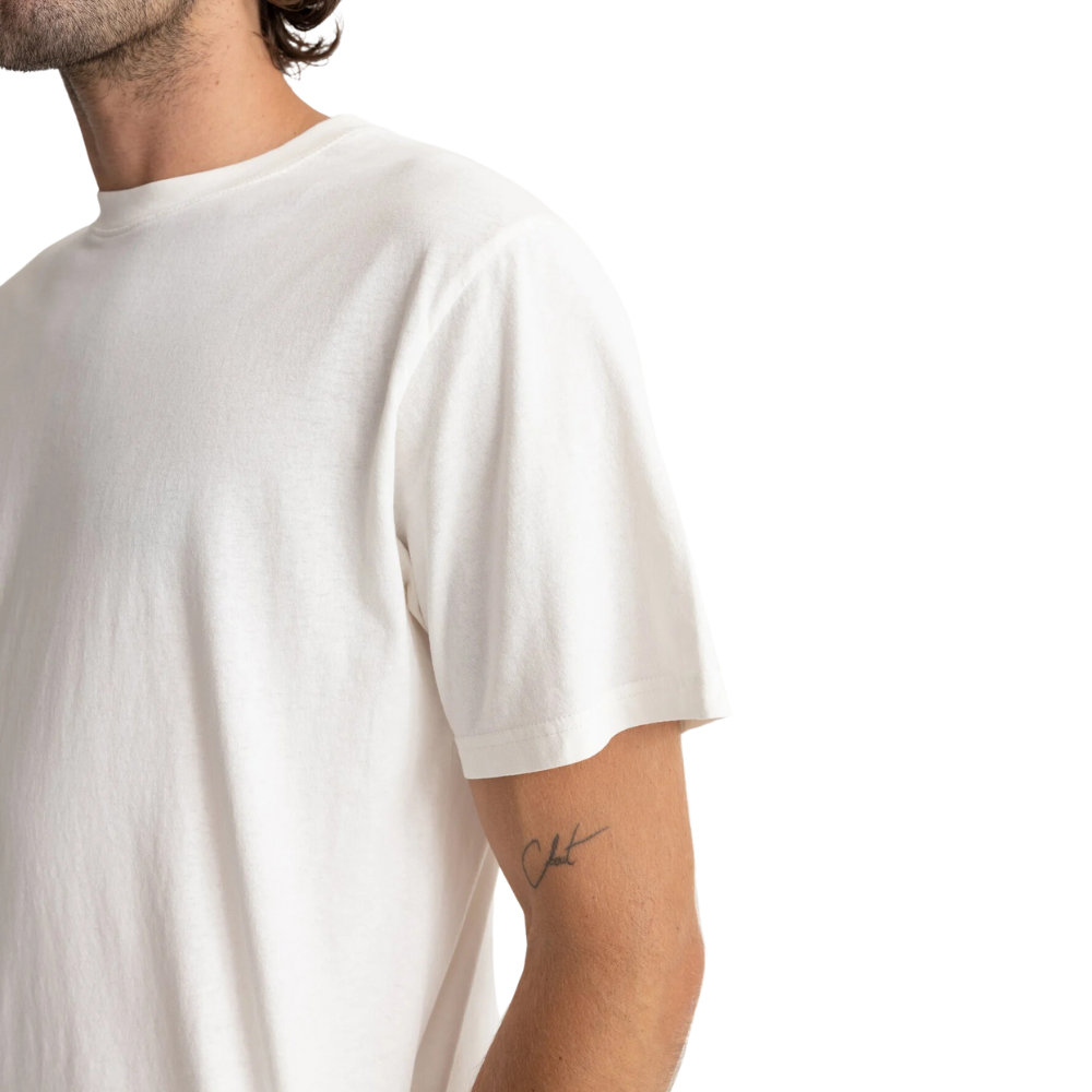 Klassisches Vintage-T-Shirt Vintage Weiß