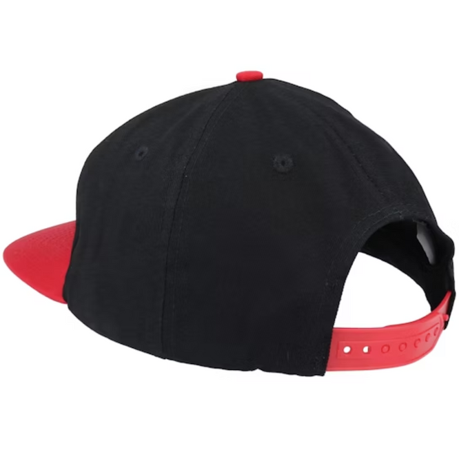 Classic Dot Snapback Cap White/Black/Red
