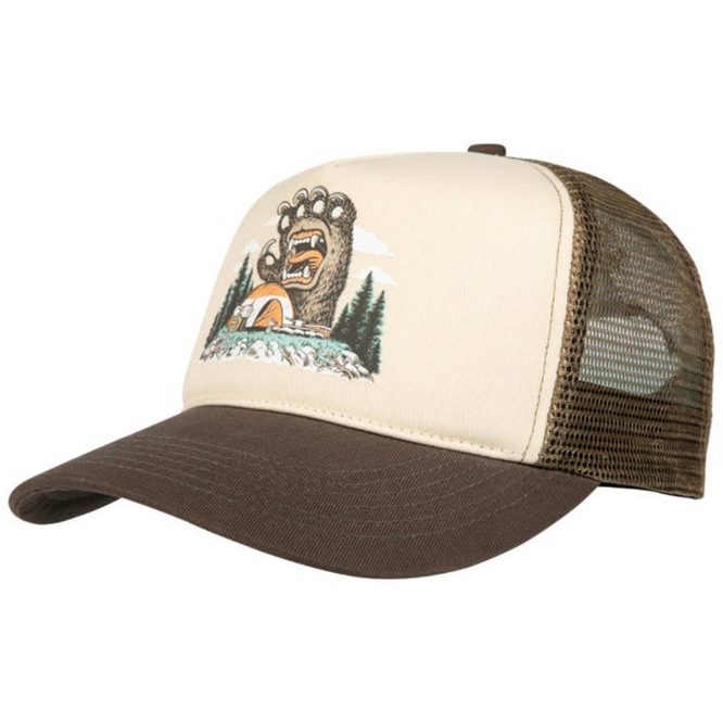 Screaming Grizzly Meshback Cap Brown/Tan