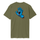 Schreiende Hand Brust T-shirt staubig blau