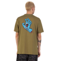 Screaming Hand Chest T-shirt White
