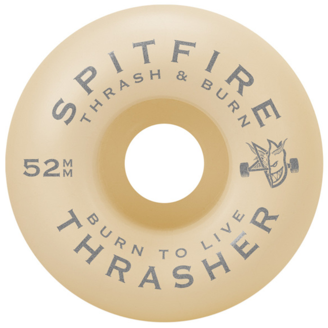 Formula Four Classic Flame 52mm 99a Spitfire xThrasher Skateboard-Räder