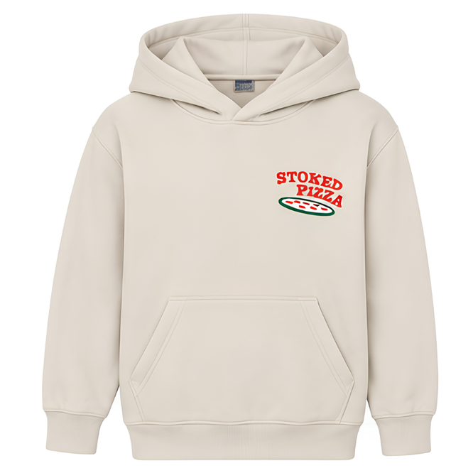 Kids Want a Pizza This Hoodie Natural Stone