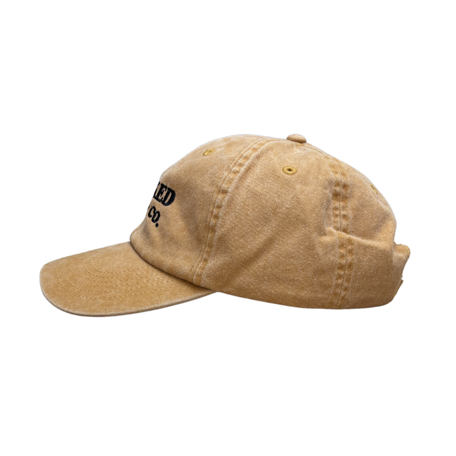 Sunfade Dad Cap Washed Mustard