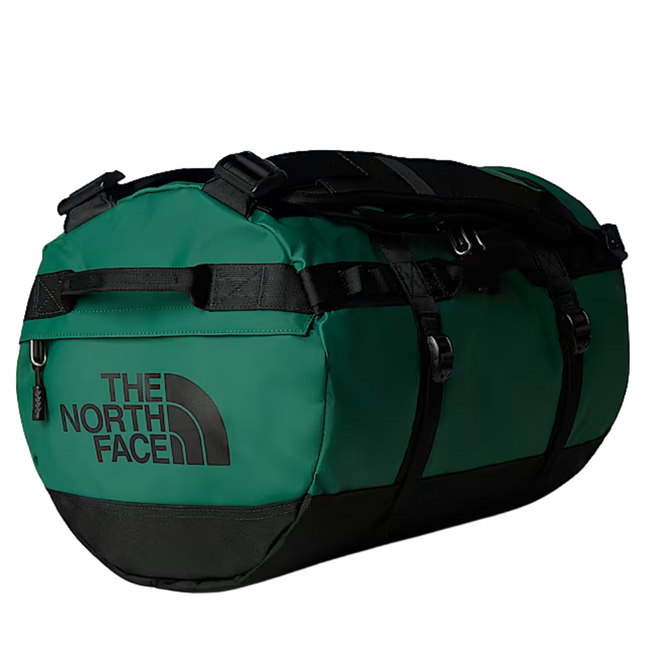 Base Camp S Duffel Bag Evergreen/TNF Black