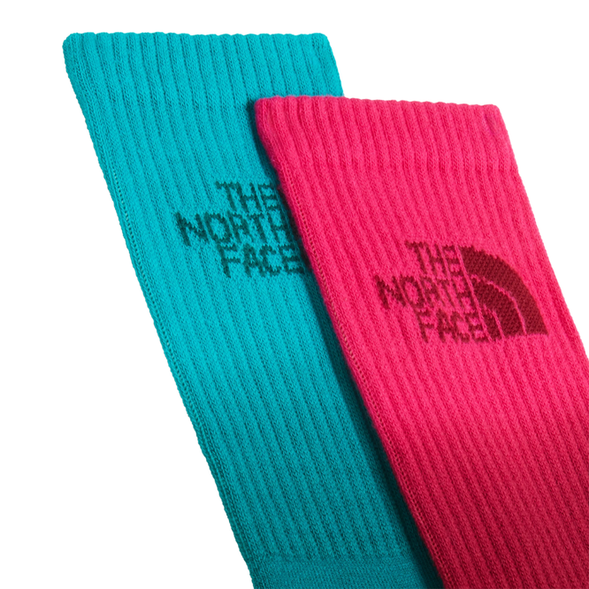Everyday Crew 2Pack Socks Dip Pacific Teal