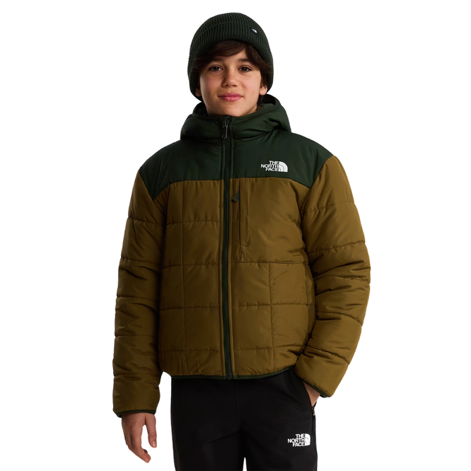 Kids Reversible Shasta Full Zip Jacket Caraway Seed/ Bottle Green
